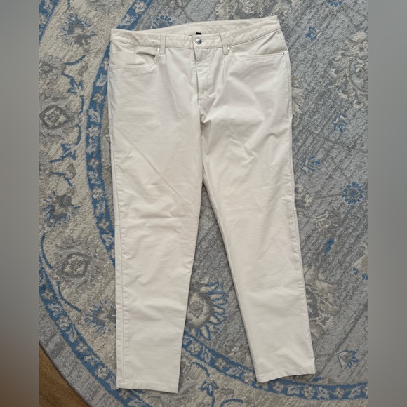 Lululemon ABC Pant Slim 34" *Utilitech White Opal - Picture 5 of 11